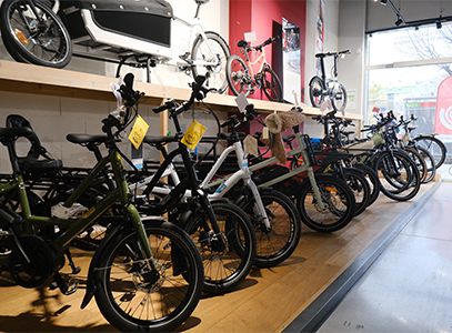 Intérieur magasin de vélos Castelnau-le-Lez