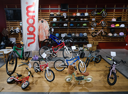 Intérieur magasin de vélos Castelnau-le-Lez